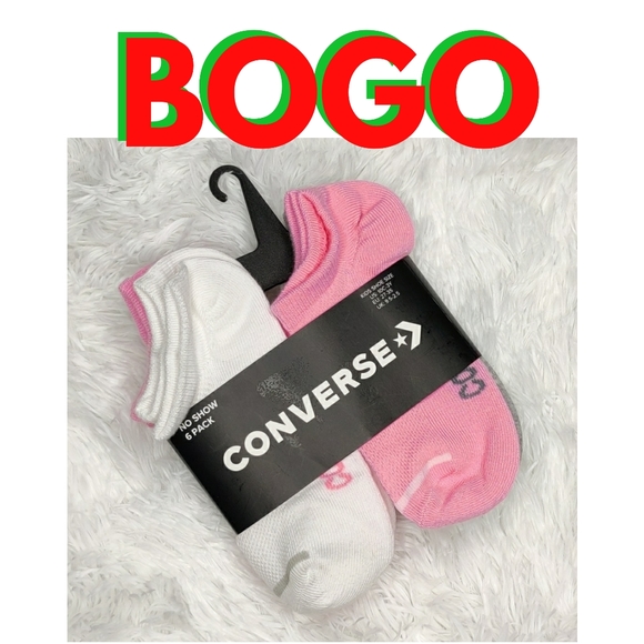 Converse Other - CONVERSE | Girls No Show Socks 6 Pairs